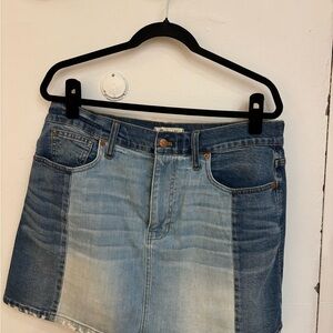 Madewell Denim Blue Skirt
